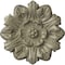 Ekena Millwork Emery Leaf Ceiling Medallion, Hand-Painted Castle Stone Crackle, 7 5/8"OD x 1"P CM07EMCSC - alternate 1